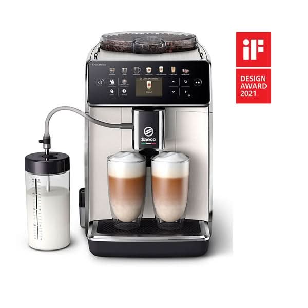 Espressor automat SAECO GranAroma SM6580/20, 1.8l, 1500W, 15 bar, alb-negru WALTI