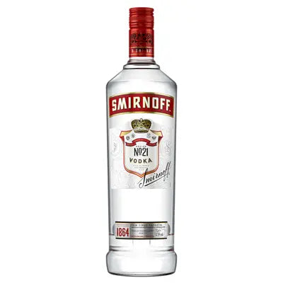 SMIRNOFF RED Vodka 37,5% SGR 1 L - WALTI WALTI