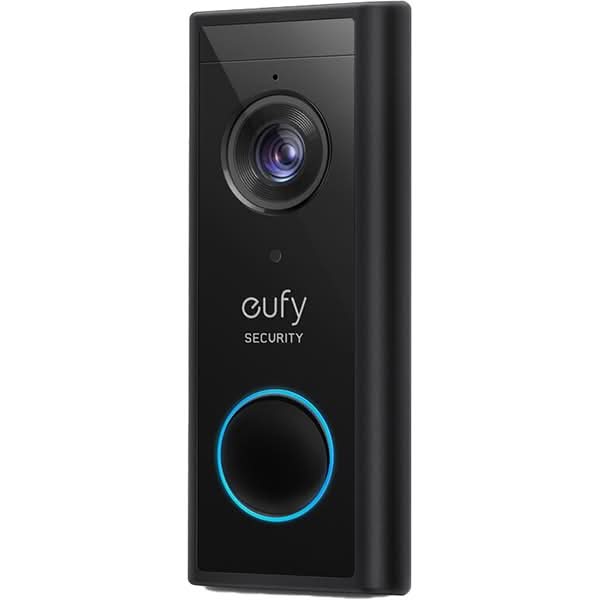Sonerie video wireless EUFY T82101W1, 2K HD, Wi-Fi, negru WALTI