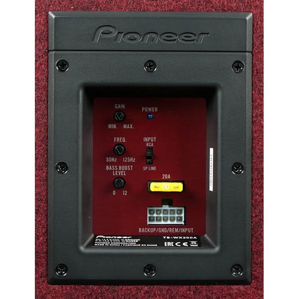 Subwoofer auto activ PIONEER TS-WX300A, 350W RMS, 30 cm WALTI