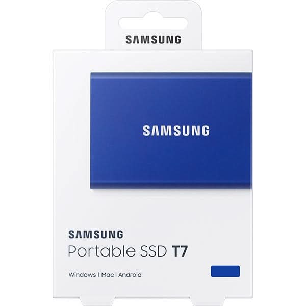 SSD extern SAMSUNG T7 MU-PC1T0H/WW, 1TB, USB 3.2 Gen 2, albastru WALTI