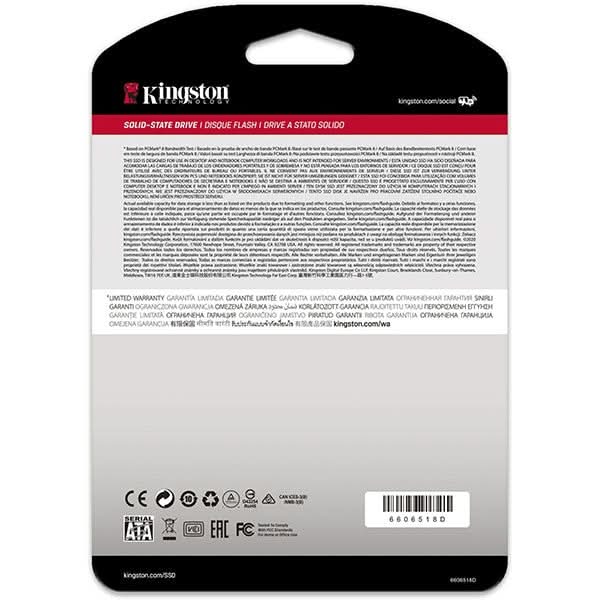 Solid-State Drive (SSD) KINGSTON A400, 960GB, SATA3, 2.5", SA400S37/960G WALTI