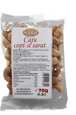 SUNLIT Caju Copt si Sarat 70 g - WALTI WALTI