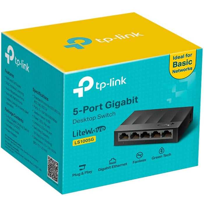 Switch TP-LINK LS1005G, 5 porturi Gigabit, negru WALTI