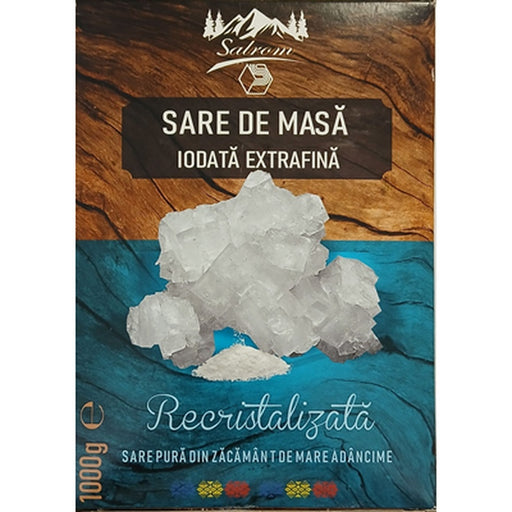 Salrom Sare Iodata Recristalizata 1 Kg - WALTI WALTI