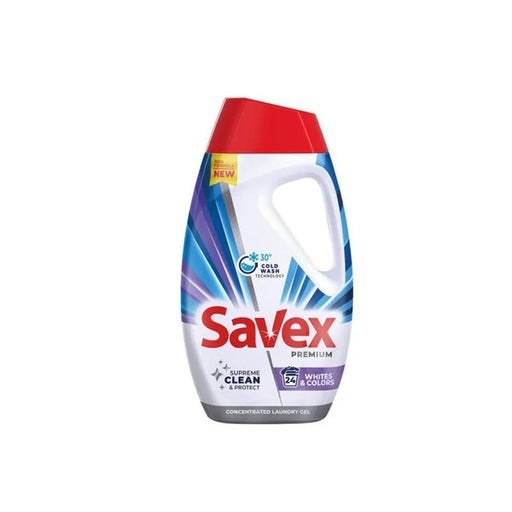 Savex PREMIUM Whites & Colors Detergent Rufe 1,08 L - WALTI WALTI