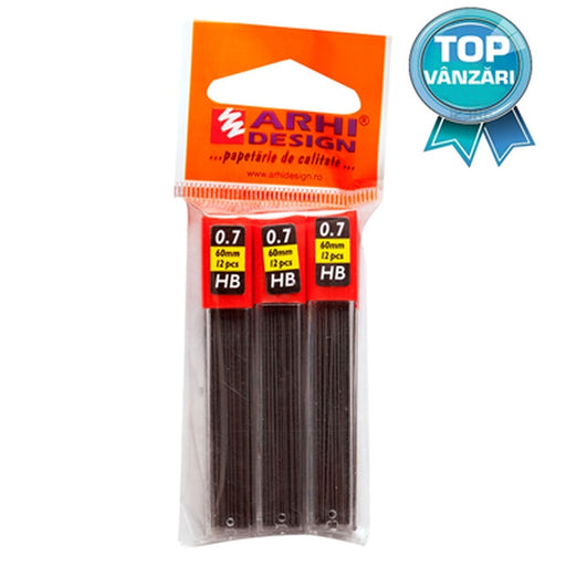 Set 6 Mine Hb Creion Mecanic 0,7 mm - WALTI WALTI
