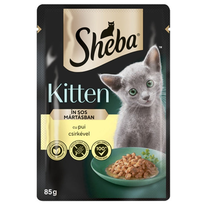 Sheba Hrana Umeda cu Pui pentru Pisici Junior 85 g - WALTI WALTI