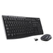 Kit tastatura si mouse Wireless LOGITECH MK270, USB, Layout UK, negru - WALTI WALTI
