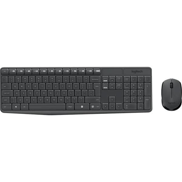 Kit tastatura si mouse Wireless LOGITECH MK235, USB, negru WALTI