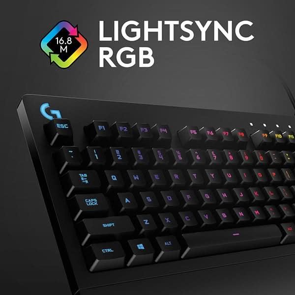 Tastatura Gaming LOGITECH Prodigy G213, USB, Layout US INT, negru WALTI