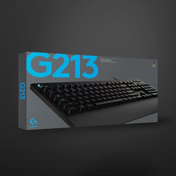 Tastatura Gaming LOGITECH Prodigy G213, USB, Layout US INT, negru WALTI
