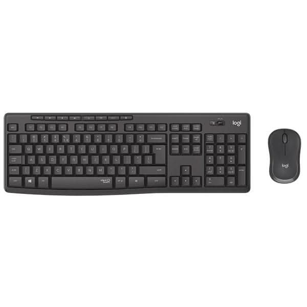 Kit tastatura si mouse Wireless LOGITECH MK295 Silent, USB, grafit WALTI