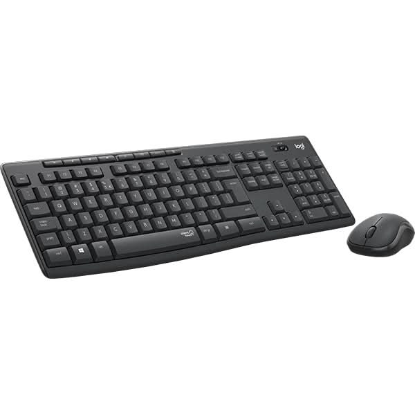 Kit tastatura si mouse Wireless LOGITECH MK295 Silent, USB, grafit WALTI