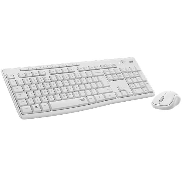 Kit tastatura si mouse Wireless LOGITECH MK295 Silent, USB, alb WALTI