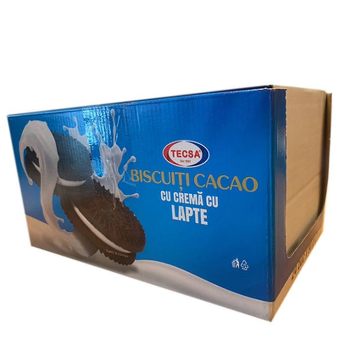 TECSA Biscuiti Cacao cu Crema de Lapte 90 g - WALTI WALTI