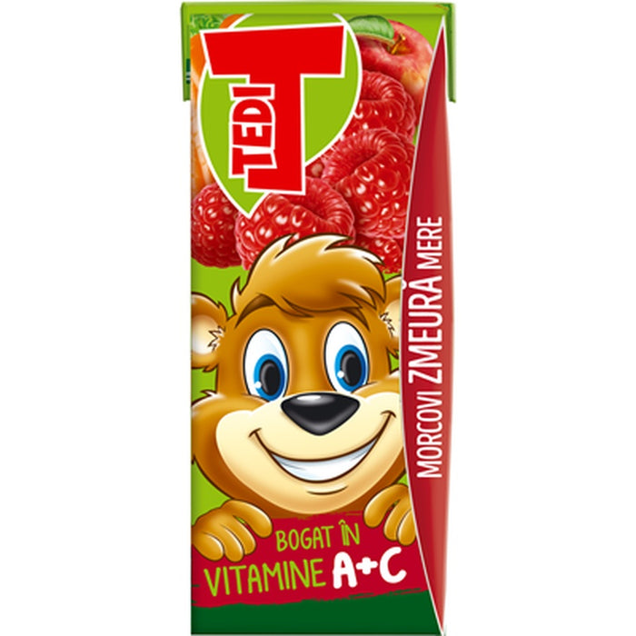TEDI Suc De Zmeura-Morcov-Mar  0,2 L - WALTI WALTI