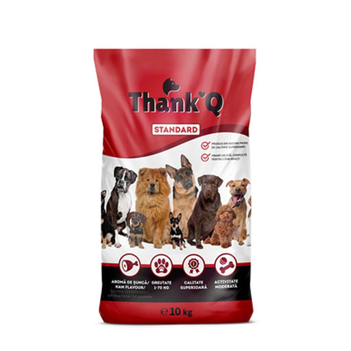 THANK'Q STANDARD Hrana Uscata pentru Catei cu Aroma de Sunca 10 Kg - WALTI WALTI