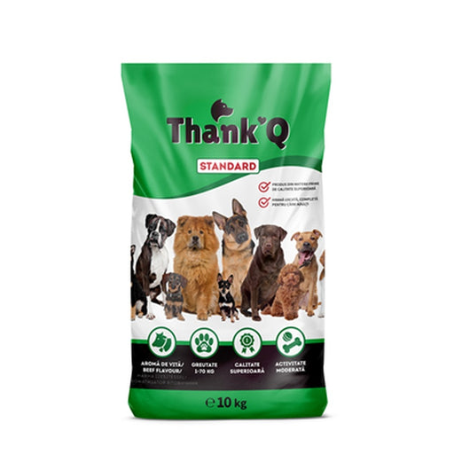 THANK'Q STANDARD Hrana Uscata pentru Catei cu Aroma de Vita 10 Kg - WALTI WALTI