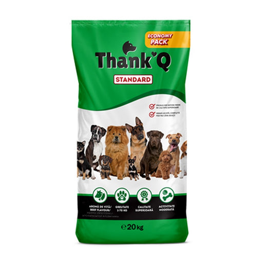 THANK'Q STANDARD Hrana Uscata pentru Catei cu Aroma de Vita 20 Kg - WALTI WALTI