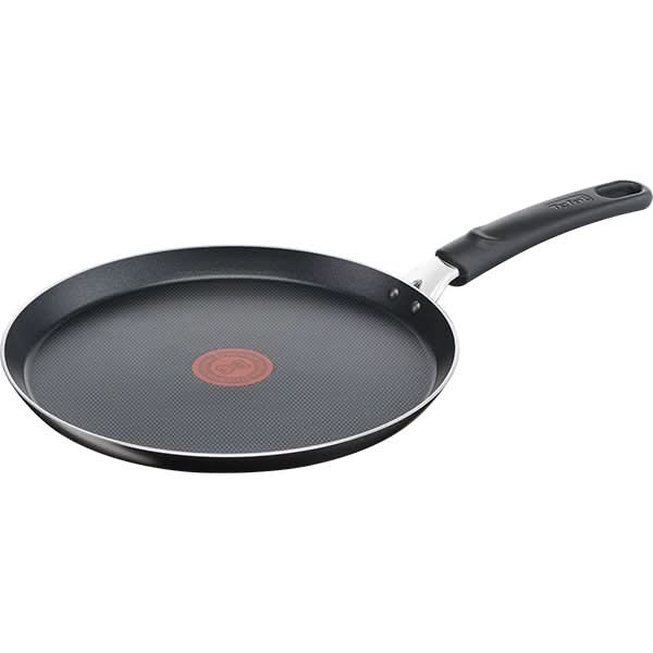 Tigaie clatite TEFAL Simply Clean B5671053, 25cm, aluminiu, Thermo Signal, negru WALTI