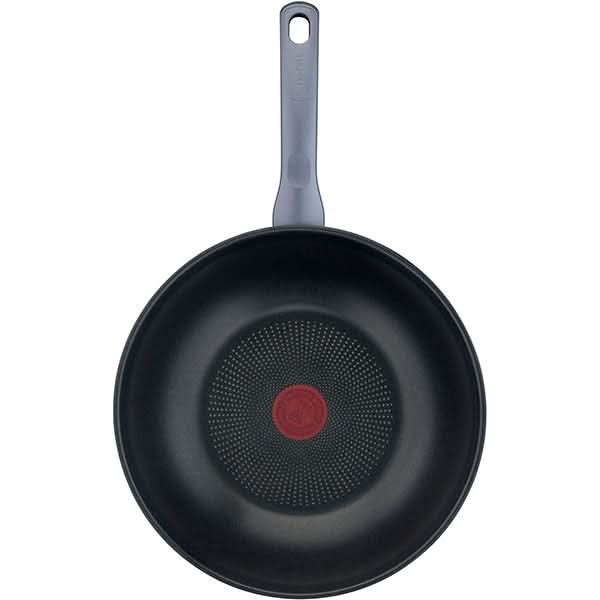 Tigaie Wok TEFAL Daily Cook G7309955, 28cm, otel, argintiu WALTI