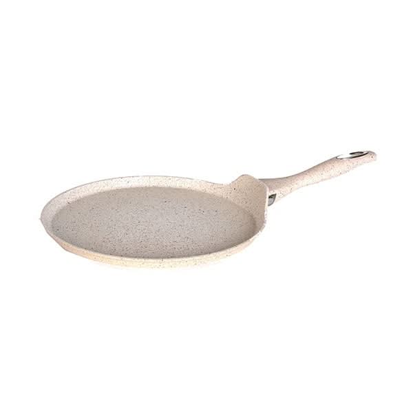 Tigaie marmorata pentru clatite MYRIA MY4411, 28cm, aliaj de aluminiu, crem WALTI