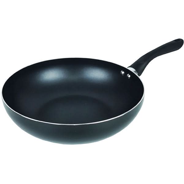 Tigaie Wok non-stick MYRIA MY4419, 28cm, aliaj aluminiu, negru WALTI