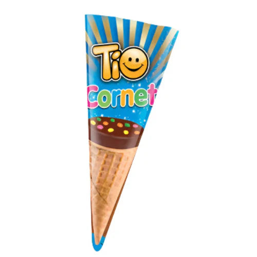 TIO Cornet Napolitana cu Crema de Alune 25 g - WALTI WALTI