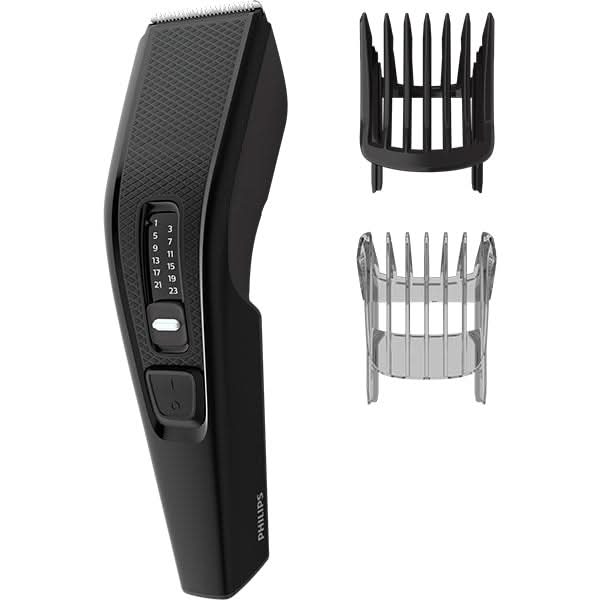 Aparat de tuns PHILIPS Series 3000 HC3510/15, retea, 13 trepte, 2 accesorii, negru WALTI