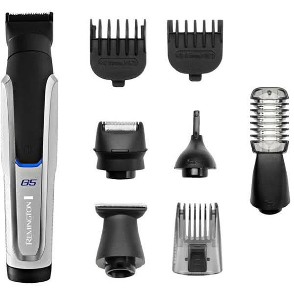 Aparat de tuns multifunctional 9 in 1 REMINGTON Graphite Series G5 PG5000, acumulator, 90 min autonomie, negru-argintiu WALTI
