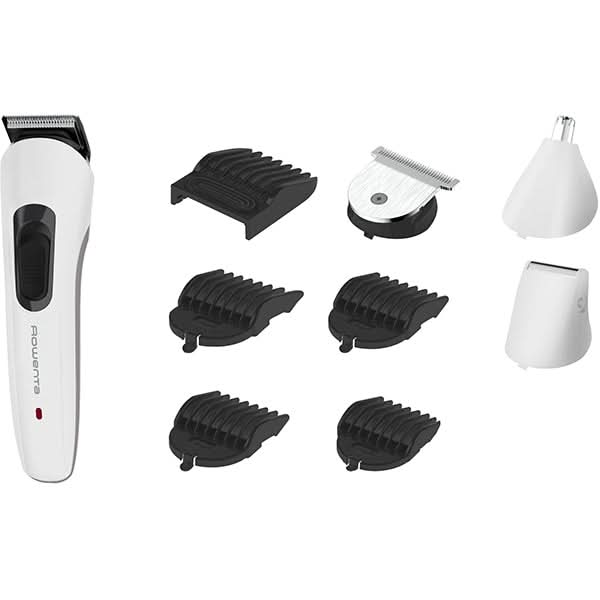 Aparat de tuns ROWENTA Multistyle 9 in 1 TN8961F4, acumulator, 60 min autonomie, 5 trepte, alb WALTI