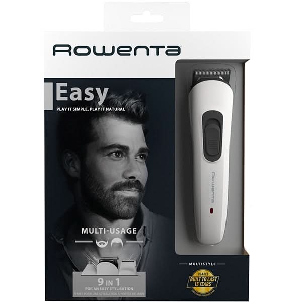 Aparat de tuns ROWENTA Multistyle 9 in 1 TN8961F4, acumulator, 60 min autonomie, 5 trepte, alb WALTI