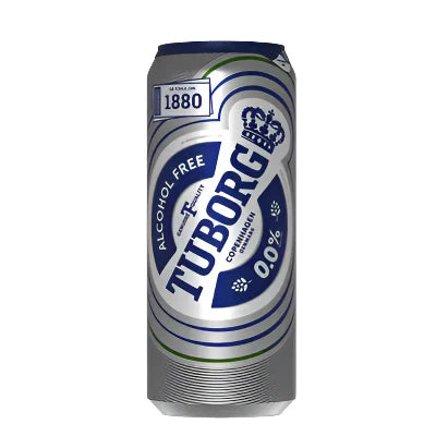 TUBORG Bere Blonda Fara Alcool Doza SGR  0,5 L - WALTI WALTI