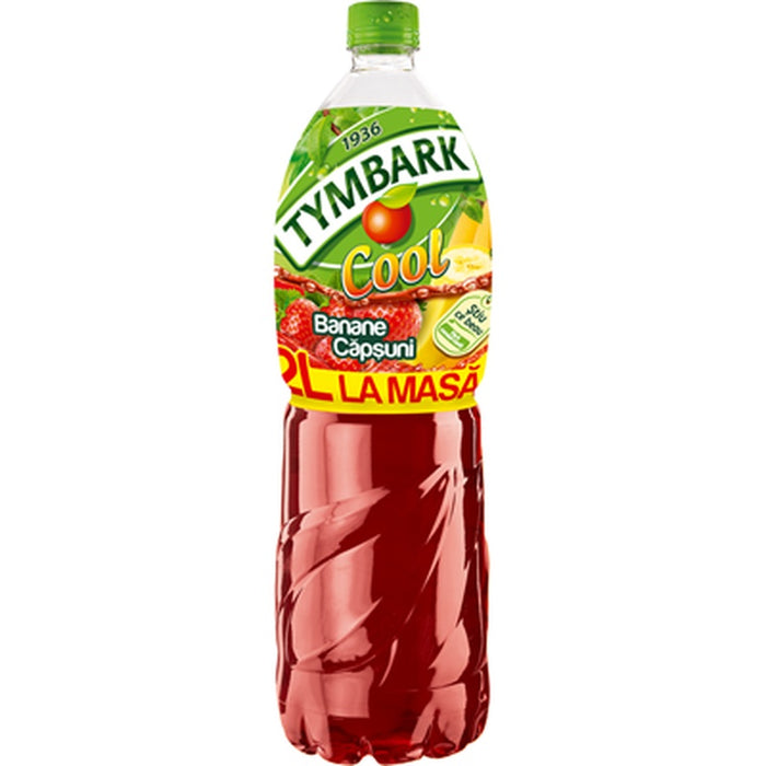 TYMBARK COOL Bautura Racoritoare cu Aroma de Banane si Capsuni SGR 2 L - WALTI WALTI