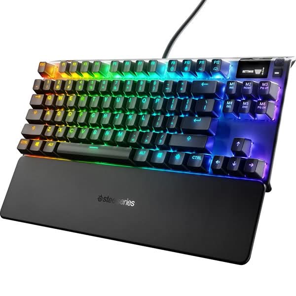 Tastatura Gaming mecanica STEELSERIES Apex 7 Tenkeyless, Red Switch, USB, negru WALTI