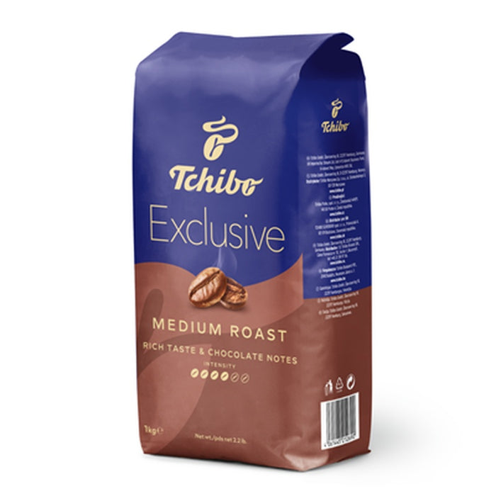 Tchibo Exclusive Medium Roast Cafea Boabe 1 Kg - WALTI WALTI