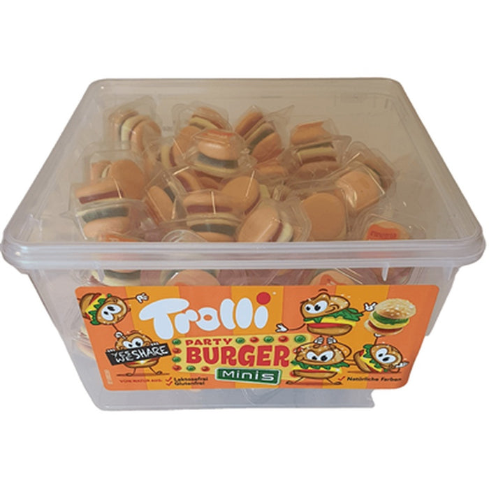 Trolli Jeleu in Forma de Mini Burger 10 g - WALTI WALTI