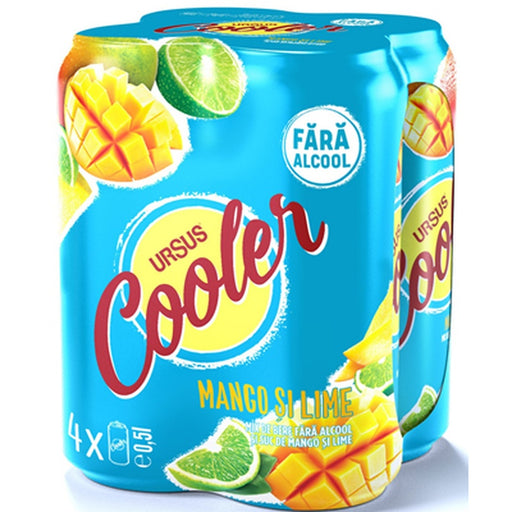 URSUS Cooler Mango 0% SGR 4 x 0,5 L - WALTI WALTI