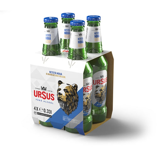 URSUS Premium Bere fara Alcool SGR 4 x 330 ml - WALTI WALTI