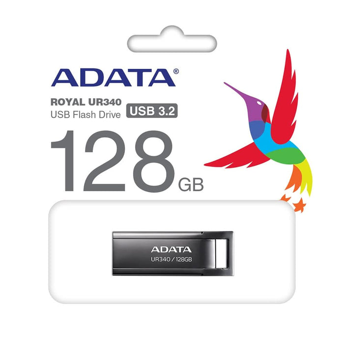 Memorie USB ADATA  Royal UR340, 128GB, USB 3.2, negru WALTI