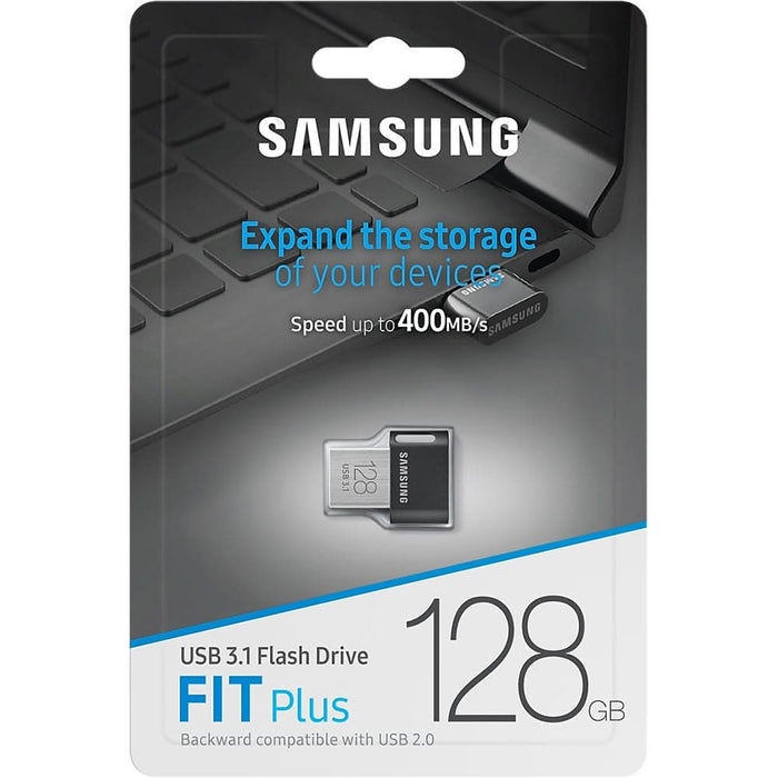 Memorie USB SAMSUNG FIT Plus MUF-128AB/APC, 128GB, USB 3.1, negru WALTI