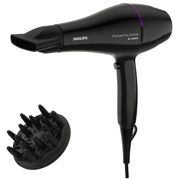 Uscator de par PHILIPS DryCare Pro BHD274/00, 2200W, 6 viteze, 6 trepte temperatura, negru WALTI