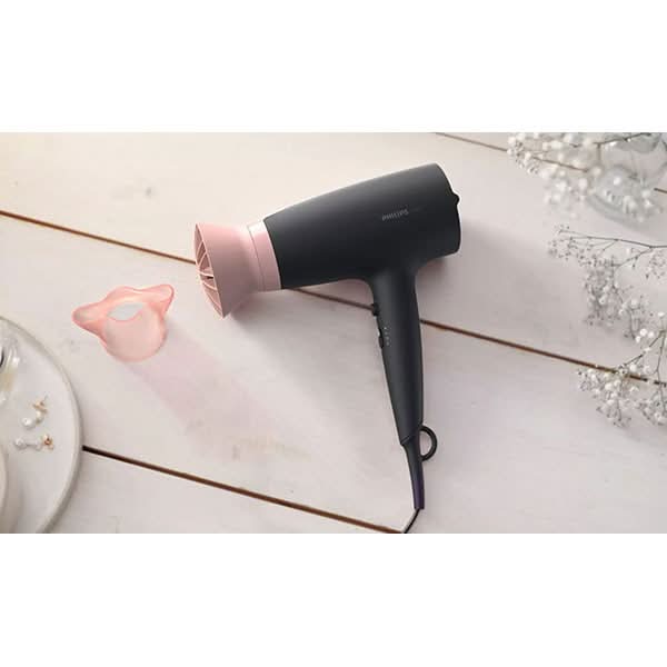 Uscator de par PHILIPS Series 3000 BHD350/10, 6 viteze, 6 trepte temperatura, 2100W, negru WALTI