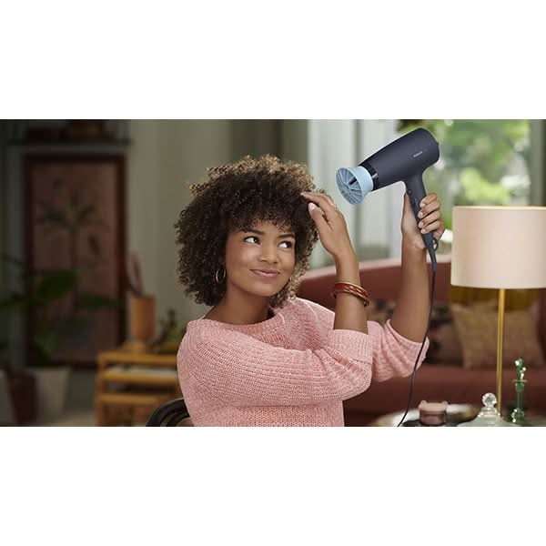 Uscator de par PHILIPS Series 3000 BHD360/20, 6 viteze, 6 trepte temperatura, 2100W, negru WALTI