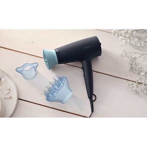 Uscator de par PHILIPS Series 3000 BHD360/20, 6 viteze, 6 trepte temperatura, 2100W, negru WALTI
