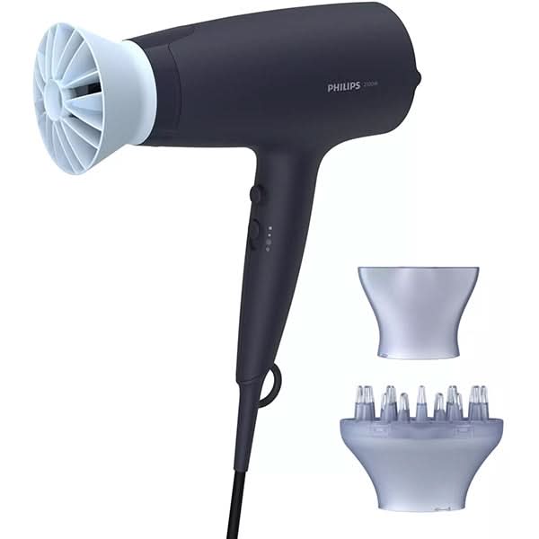 Uscator de par PHILIPS Series 3000 BHD360/20, 6 viteze, 6 trepte temperatura, 2100W, negru WALTI