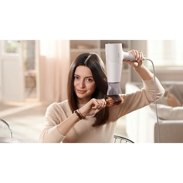 Uscator de par PHILIPS Seria 5000 BHD501/00, 2100W, 2 viteze, 3 trepte temperatura, alb WALTI