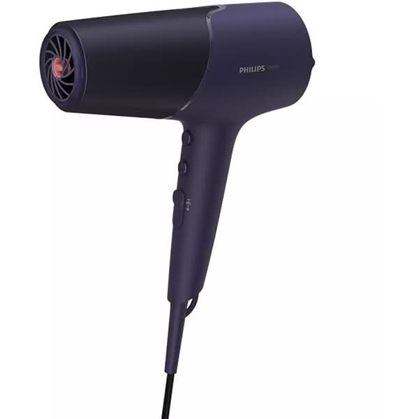 Uscator de par PHILIPS Seria 5000 BHD514/00 ThermoShield, 2300W, 2 viteze, 3 trepte de caldura, mov WALTI