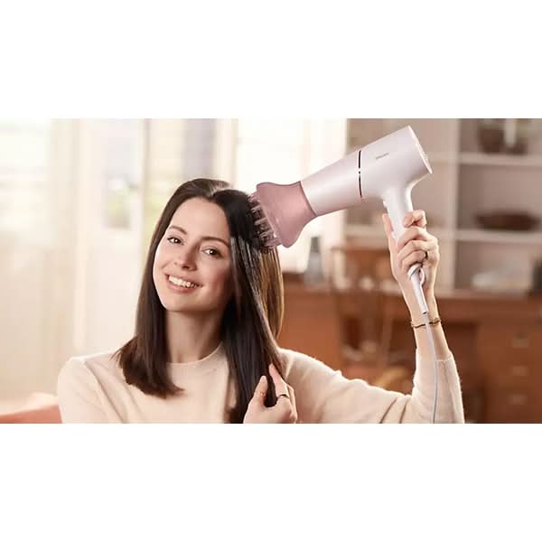 Uscator de par PHILIPS Seria 5000 BHD530/00 ThermoShield, 2300W, 2 viteze, 3 trepte de caldura, bej WALTI